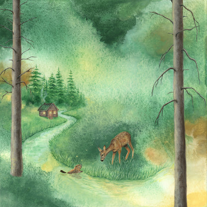 "To build a Home" Fine Art Kunstdruck