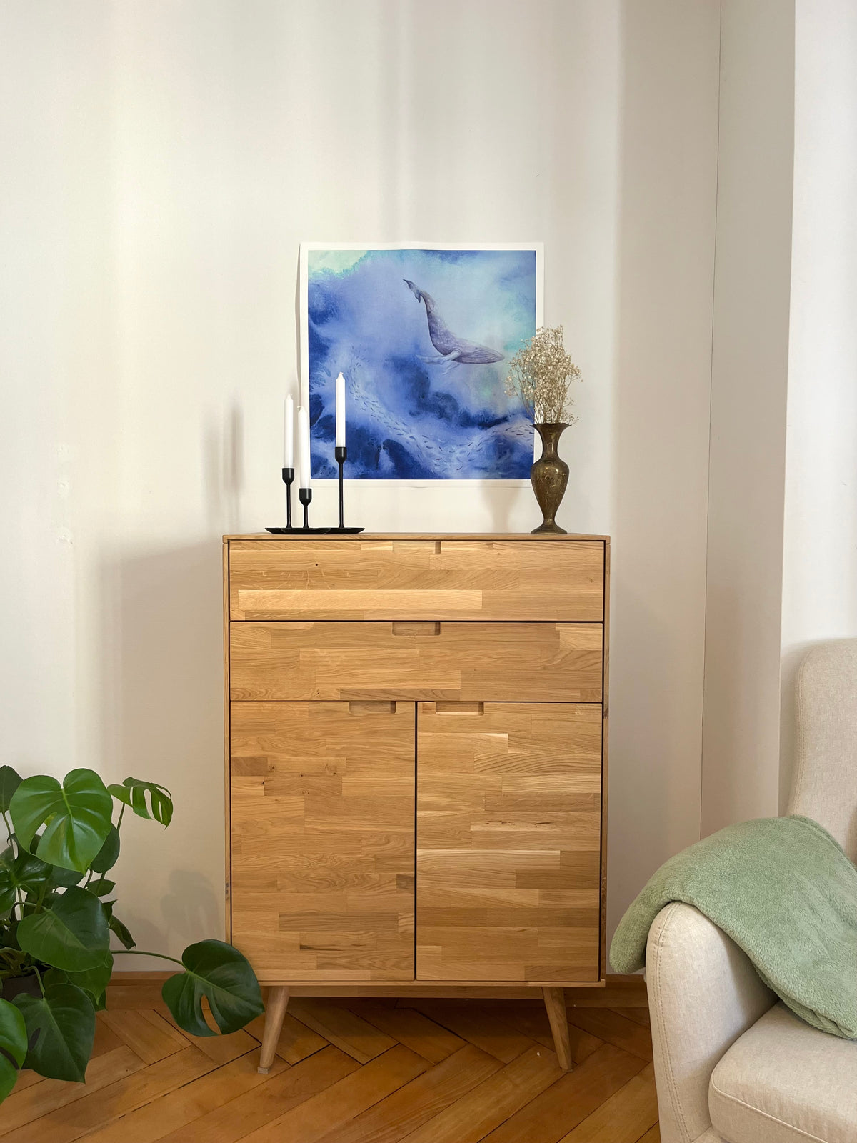 Der Traumwal "Fine Art Kunstdruck"