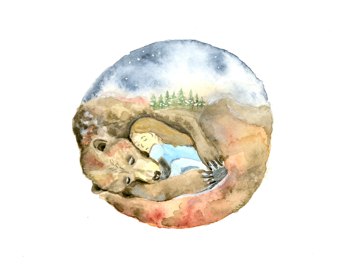 Das Mädchen und der Bär