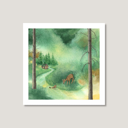 "To build a Home" Fine Art Kunstdruck