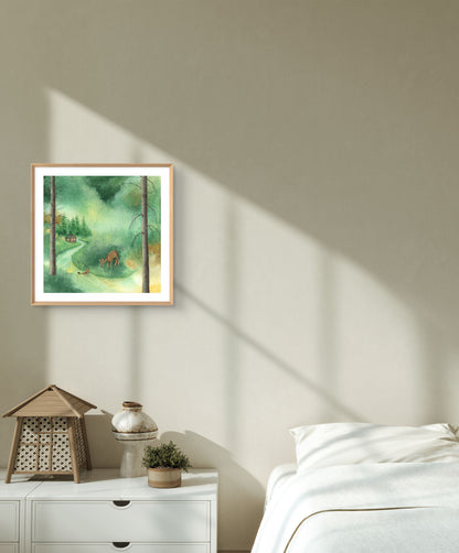 "To build a Home" Fine Art Kunstdruck